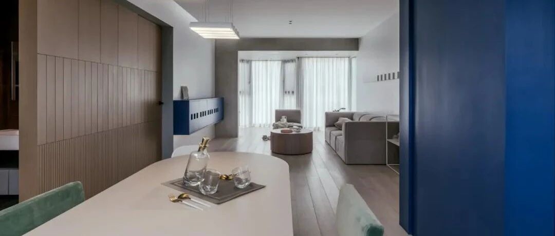 140平现代三居室，简约大方，配色又好看~