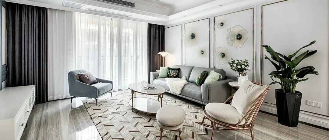127平现代轻奢公寓，混搭多种风格，独特优雅~