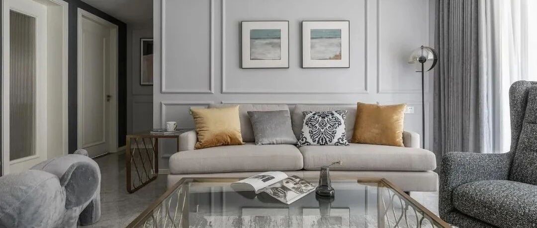 117平现代三居，浅灰色搭配精致软装也太美了吧！