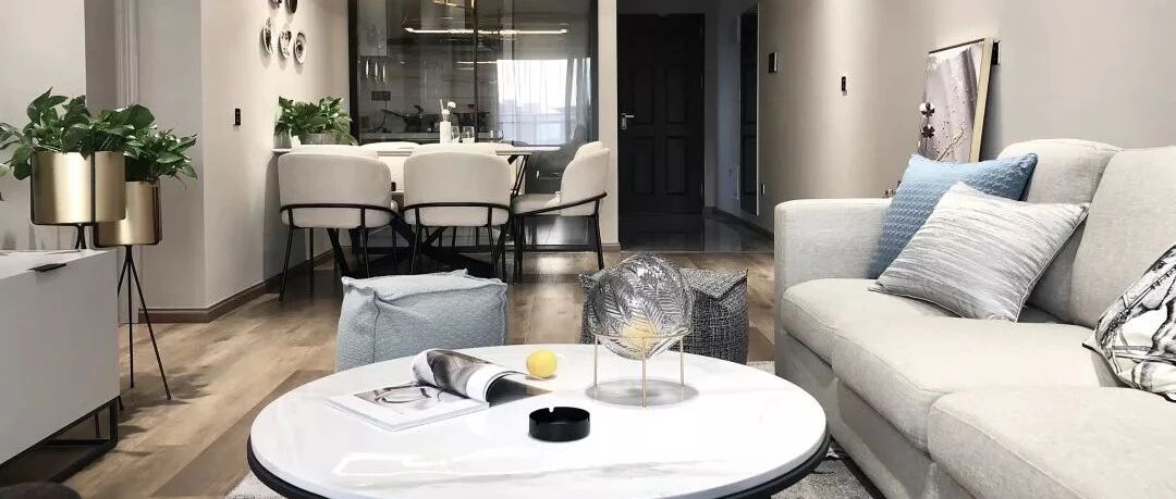 112平现代三居室，入户玄关的利用率十足！