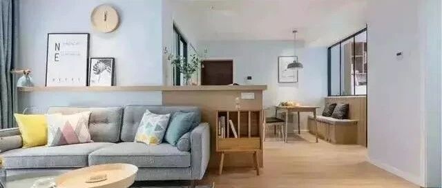 100平现代公寓，清爽自然，简单又实用~