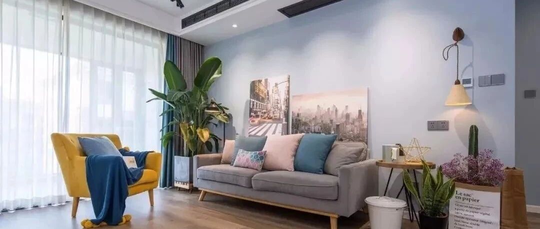 109平北欧三居室，清新文艺又有格调，好看极了！