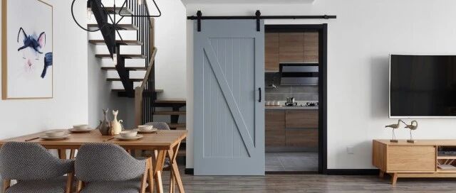 室内推拉门的新宠儿——谷仓门 魅力确实好大~