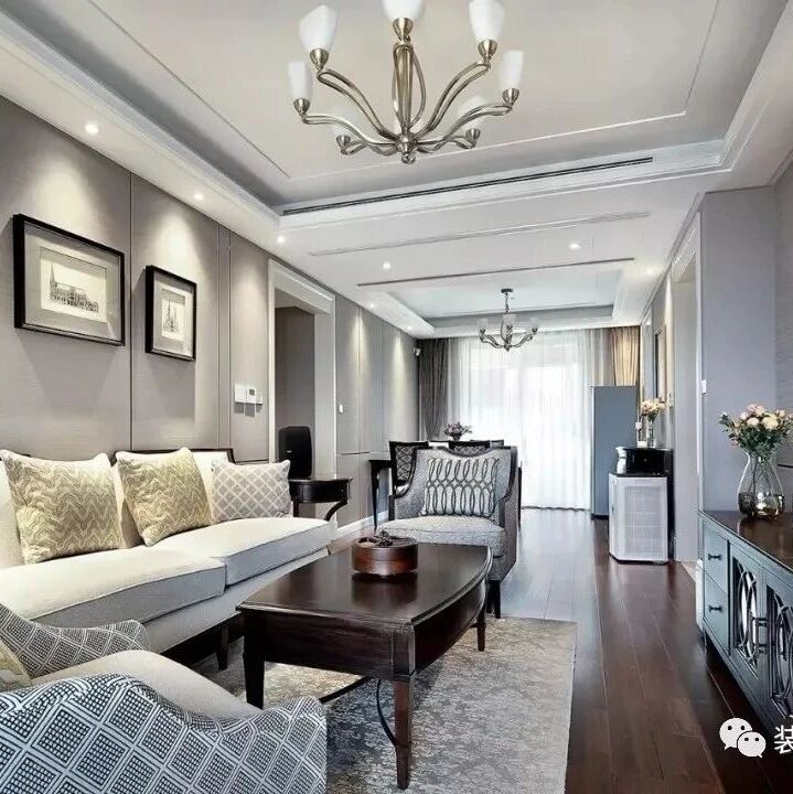 115平现代美式三居，软装搭配花了25万，效果真是令人惊艳！