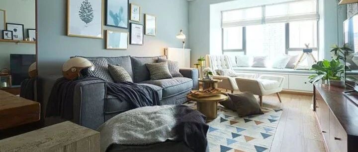 70平北欧二居室，储物空间可不少!