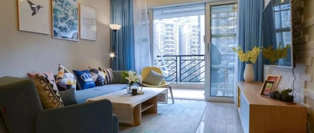 89平北欧三居，迷你的书房储物间也不差！