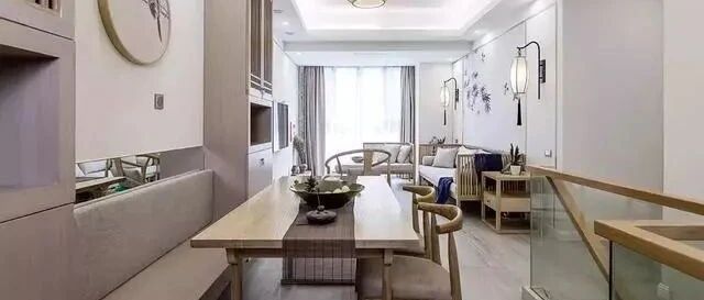 180平中式公寓，复式带庭院，让人羡慕不已~