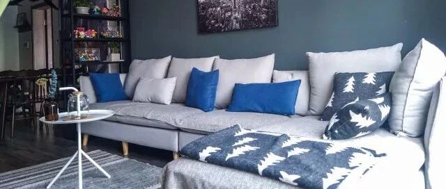 成都76平港式现代风，小户型一样质感大气！