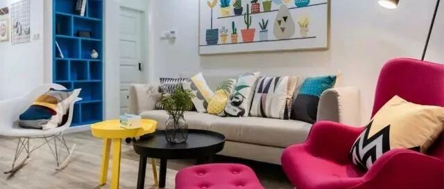 93平北欧风，白色文化砖+铁艺原木，简单文艺～