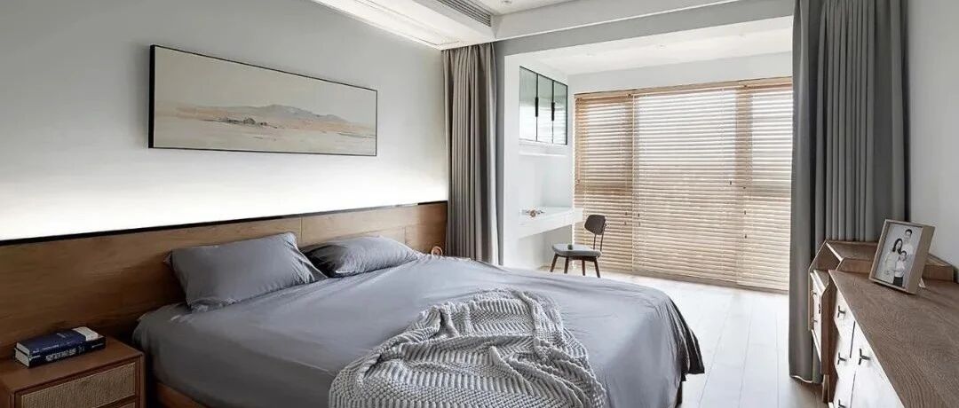 98平现代原木风公寓，满足老中幼三代独立居住~