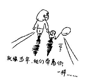 牵着妈妈的手像妈妈儿时牵你一样