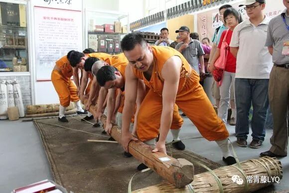 哟嚯~哟嚯哟嚯~~~安化千两茶踩茶号子终于改版啦！杠爷们将在