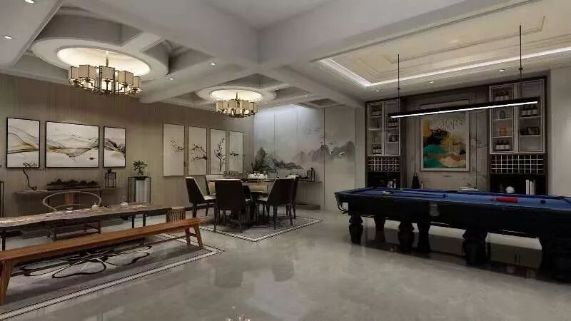 保利林语250㎡新中式风格 散发出迷人的东方魅力！