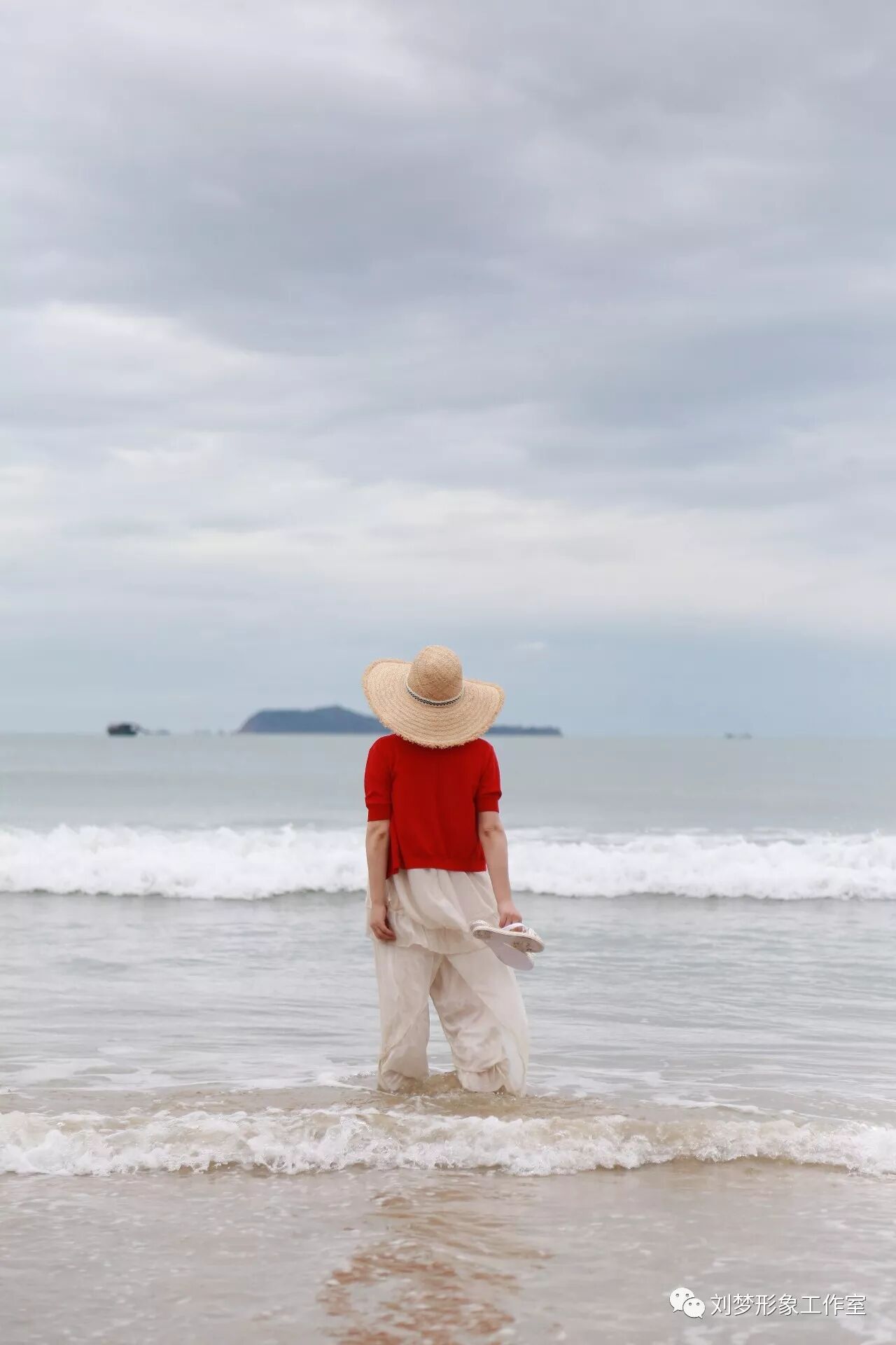 度假时怎样和人物景物合影