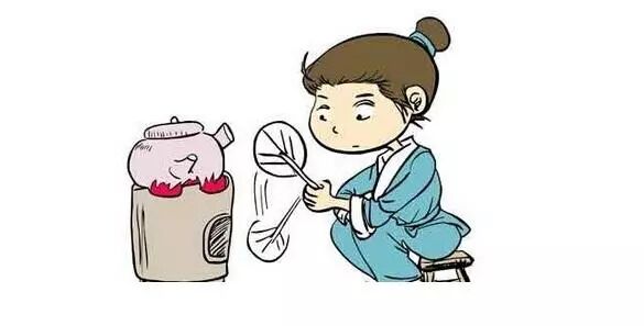 岳灵中草药熬制图