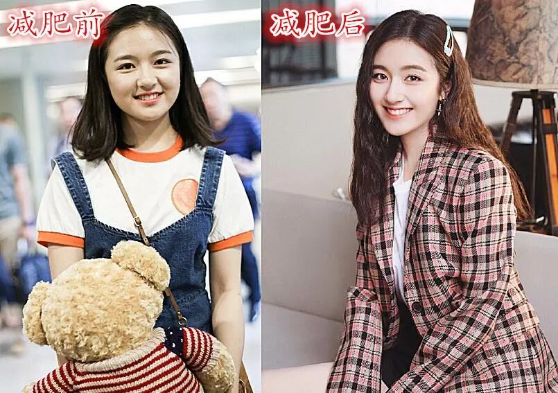 一年瘦了30斤的面部变化
