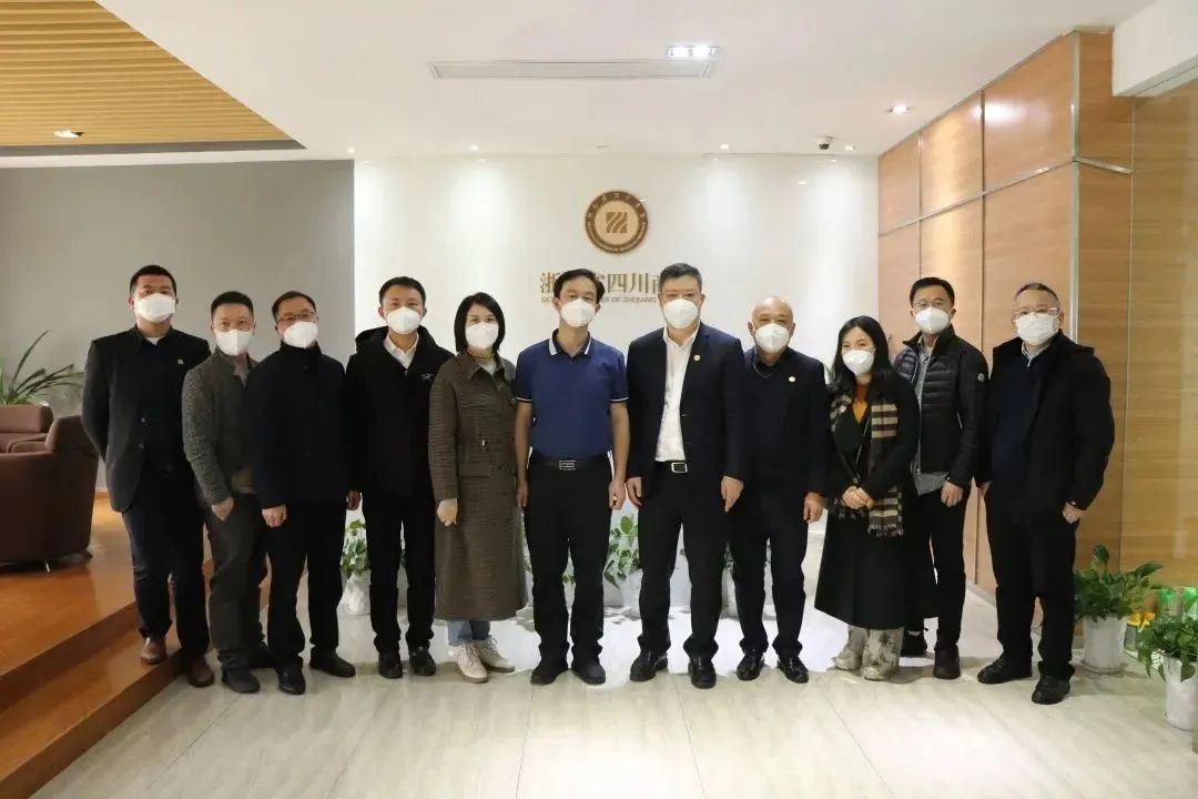 【来访】都江堰市委书记蒋蔚炜一行到访浙江省四川商会