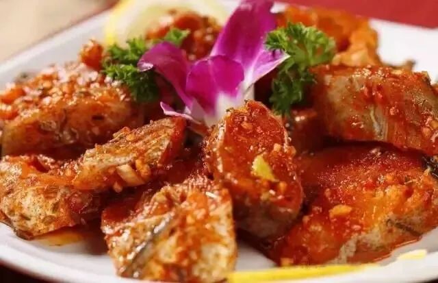 香辣煎鳕鱼 原料