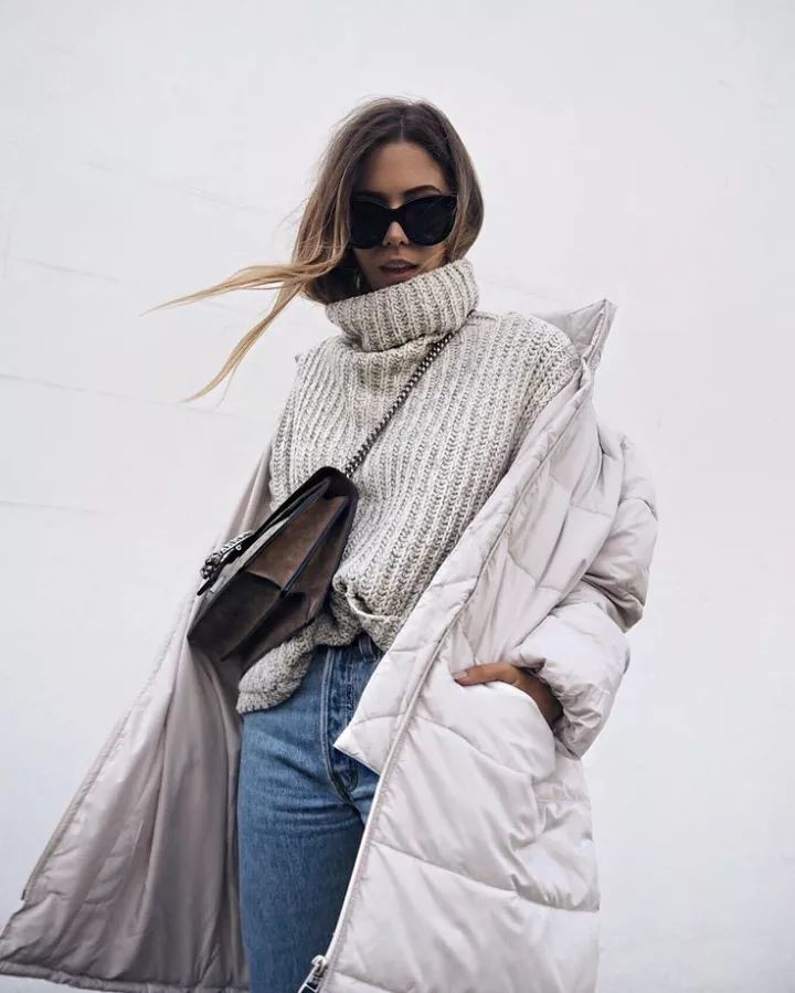 這個冬天，大衣+高領毛衣才是最佳CP！ 時尚 第54張