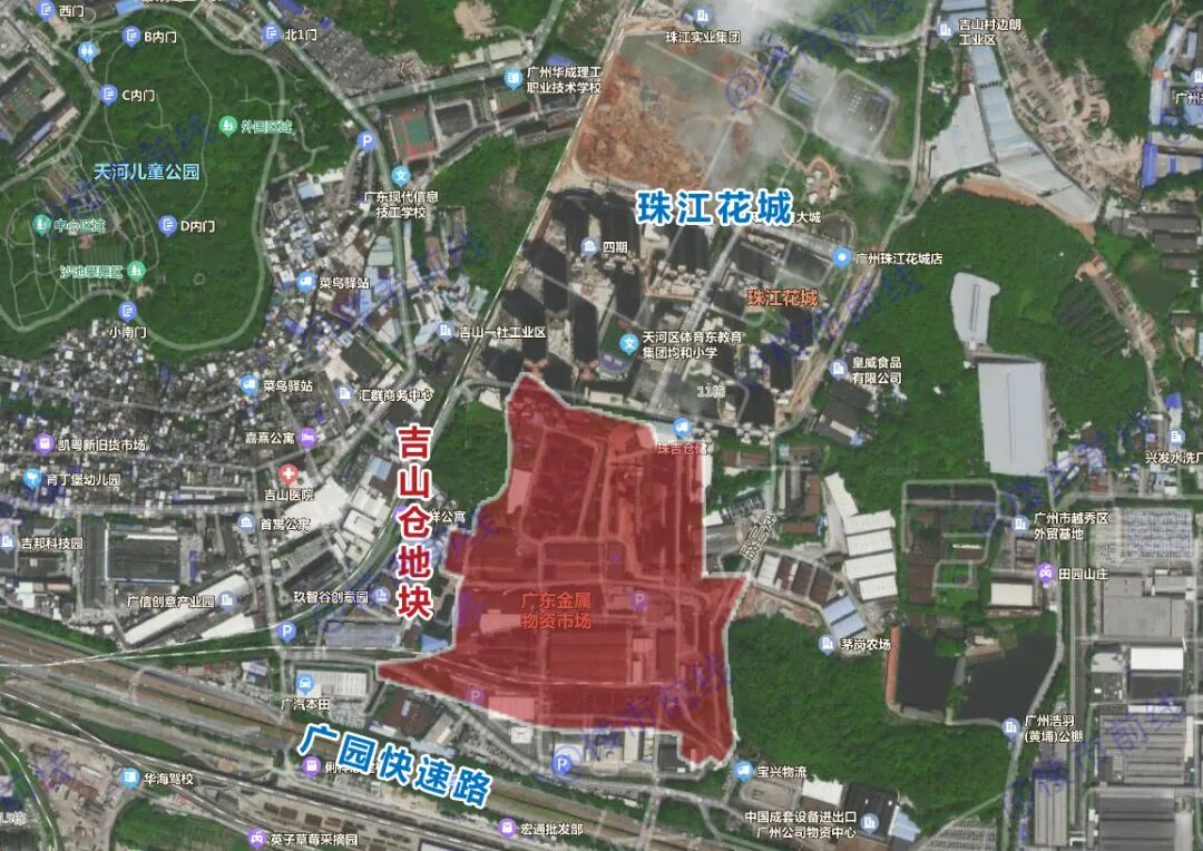 广州第二轮土拍地块公告！天河有四宗地块，包括珠江花城南面吉山仓地块...