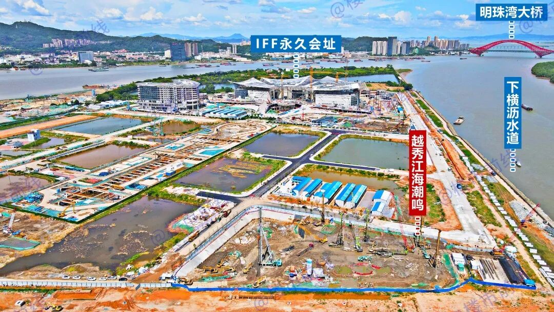 越秀江海潮鸣：南沙横沥岛一线南向望江新盘！