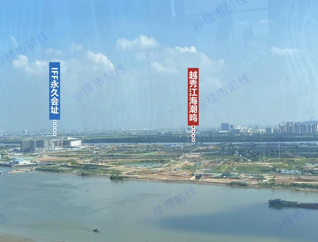 越秀江海潮鸣：南沙横沥岛一线南向望江新盘！