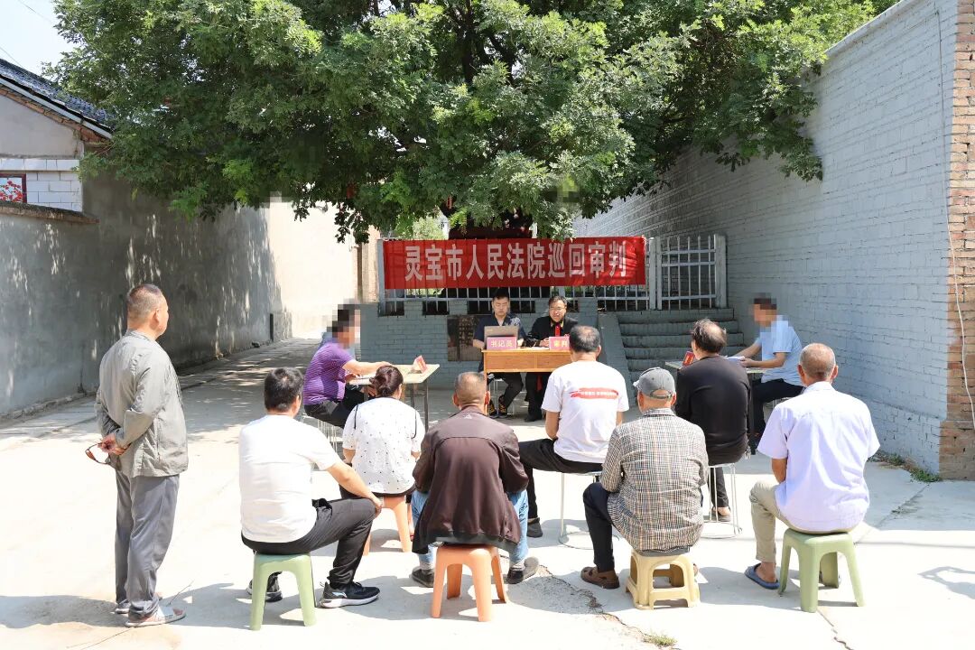 河南灵宝：古树荫下听法声 法治新风润乡土