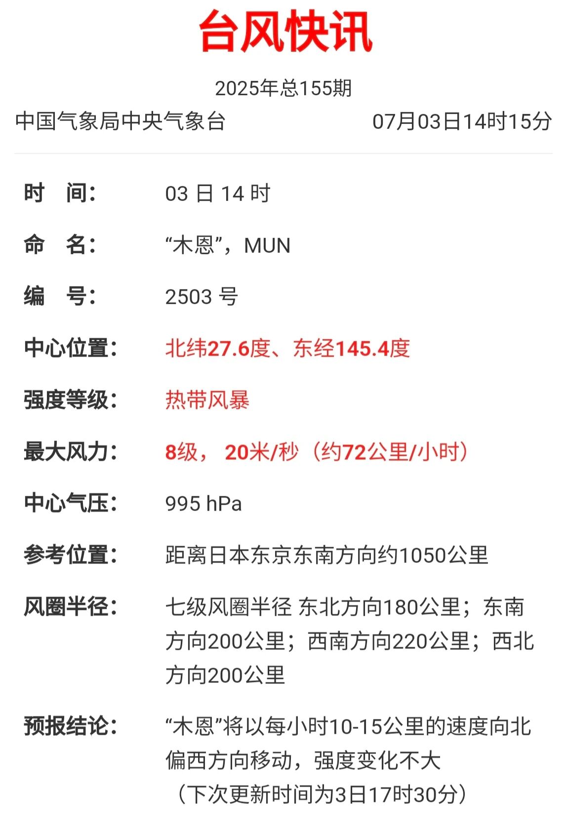 台风木恩生成