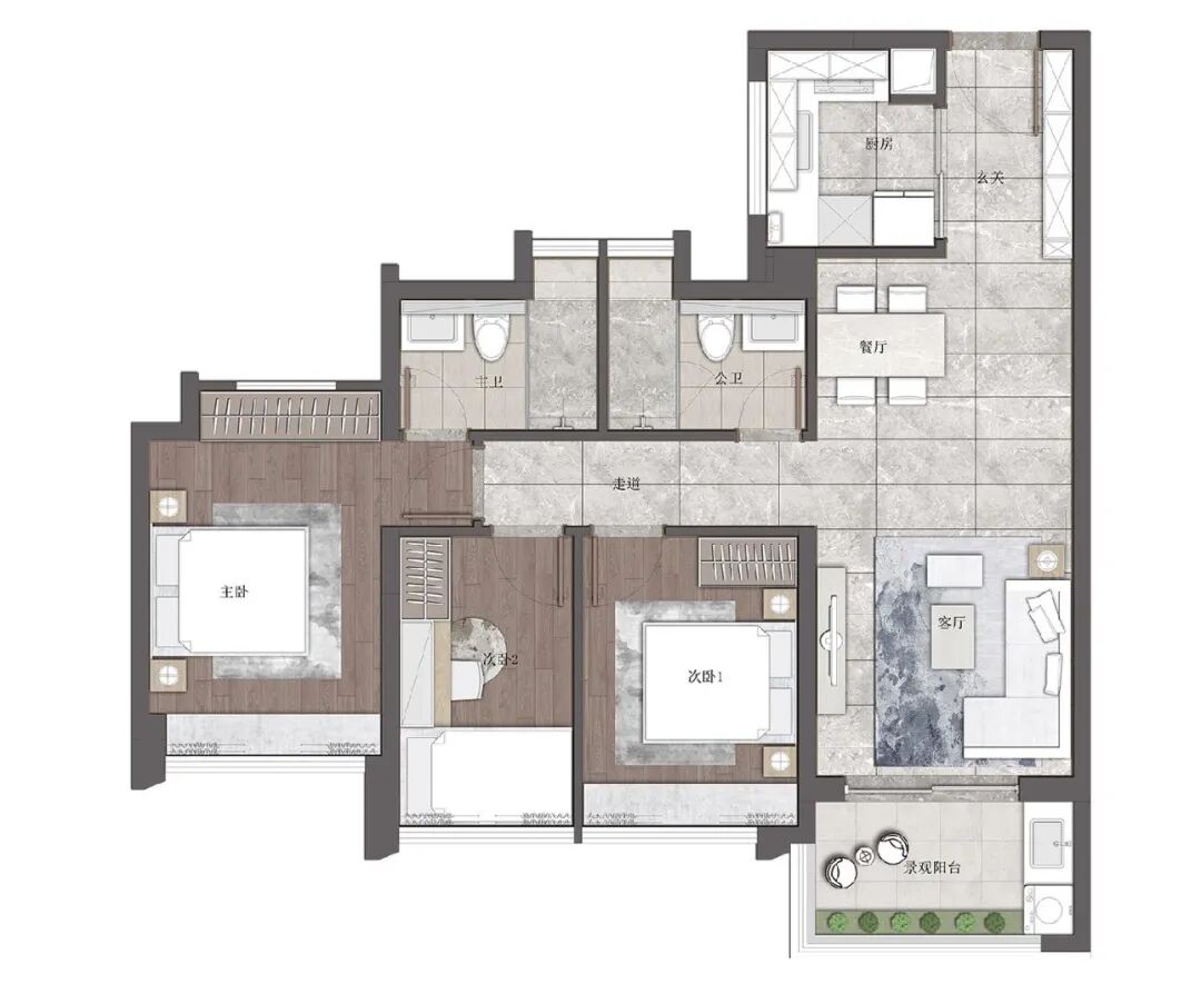 白云越秀天悦云湖主力总价段为300-500万