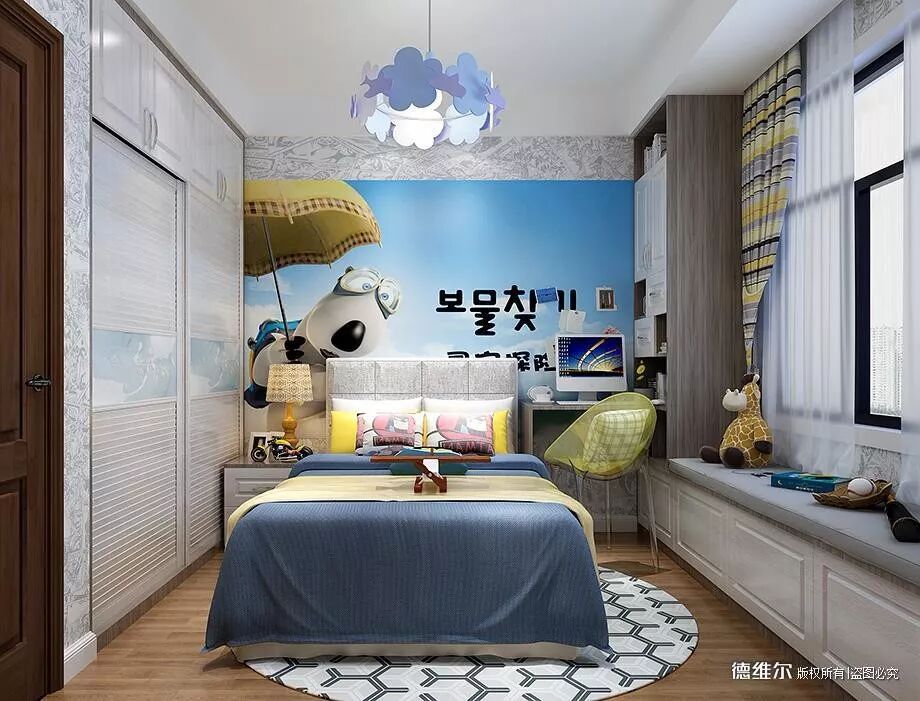 你家儿童房这么设计，邻居们都赞不绝口！