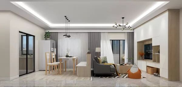 窗帘和沙发这么搭配，让整个空间更加艺术！