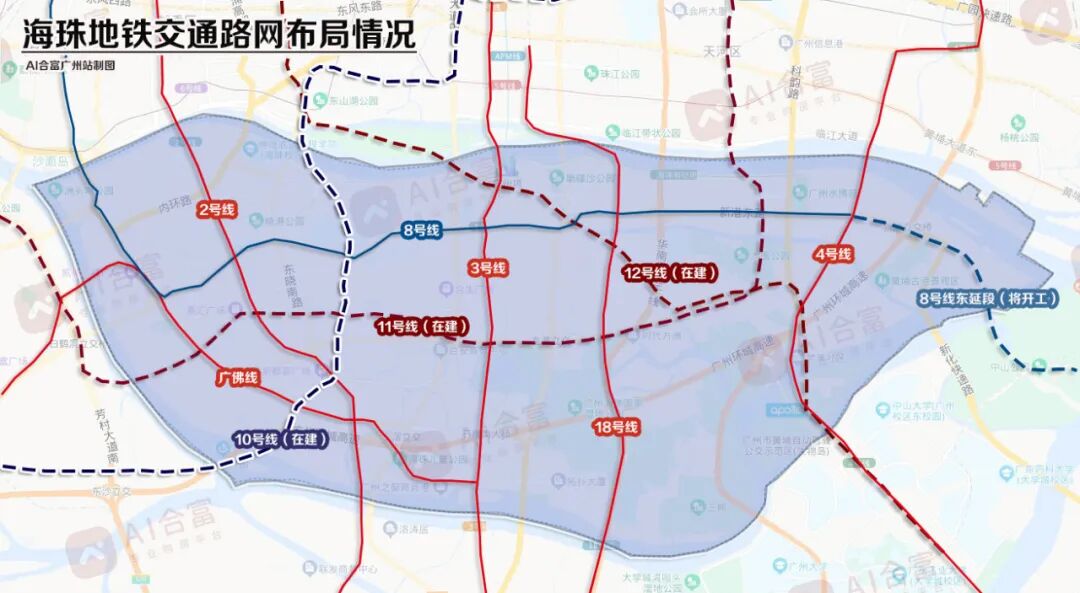 在海珠买房应该怎么样选？8号线沿线楼盘有哪些？