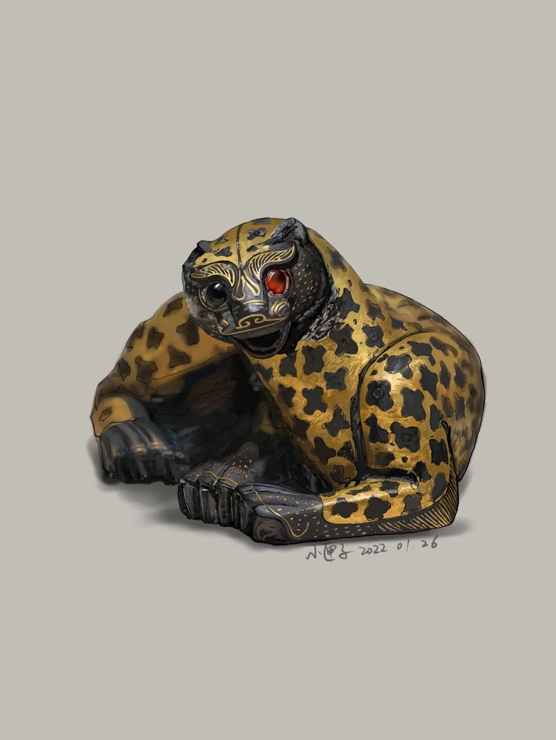 7、謎の大型ネコ科動物の爪小・玉3g 