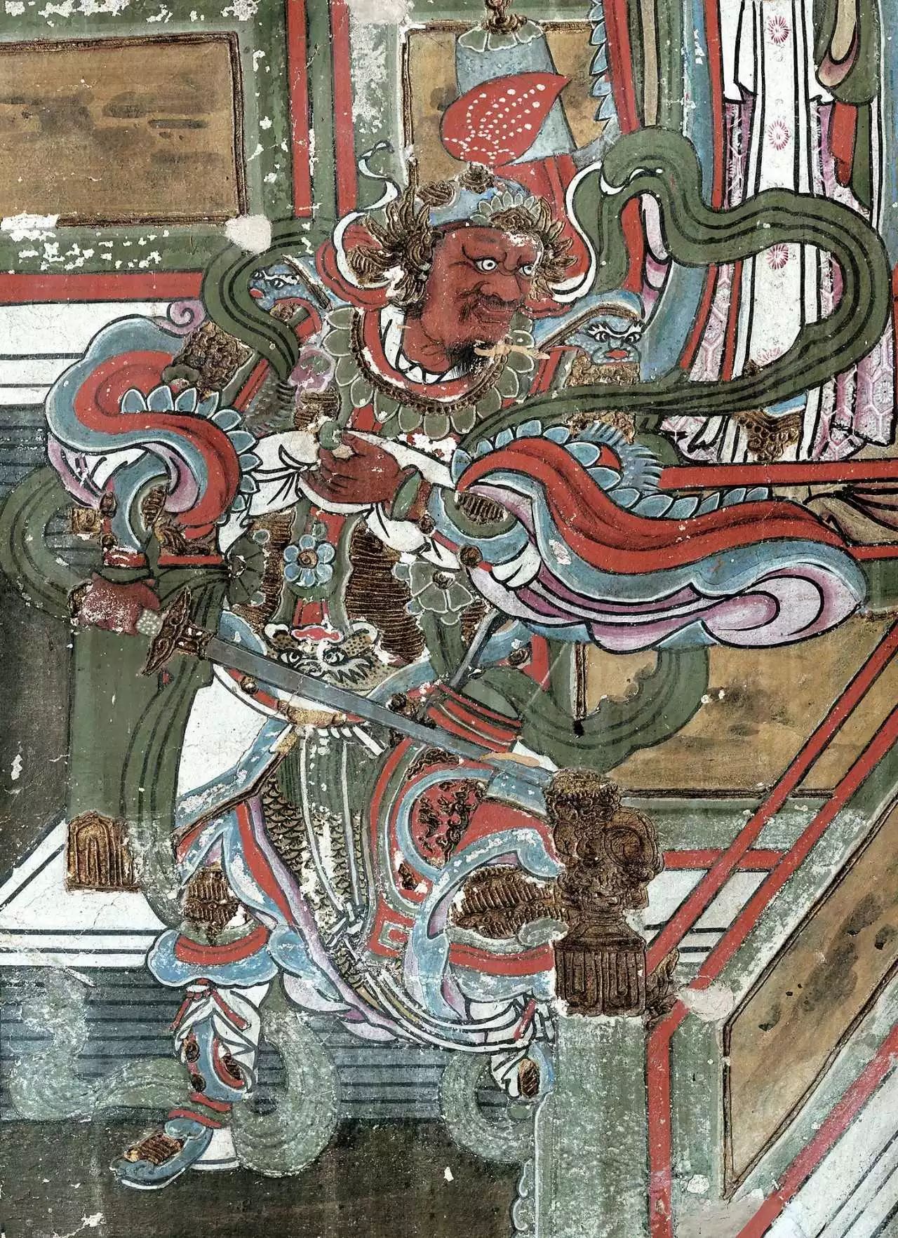 山西古代壁画―汾阳圣母庙