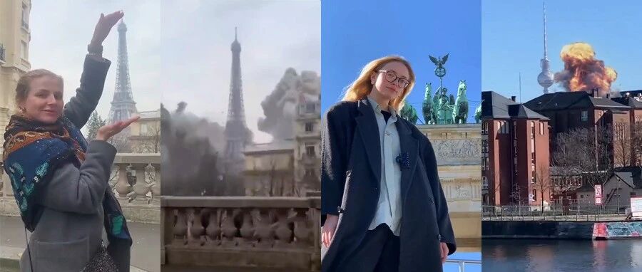 “轰炸巴黎” →“轰炸柏林”……