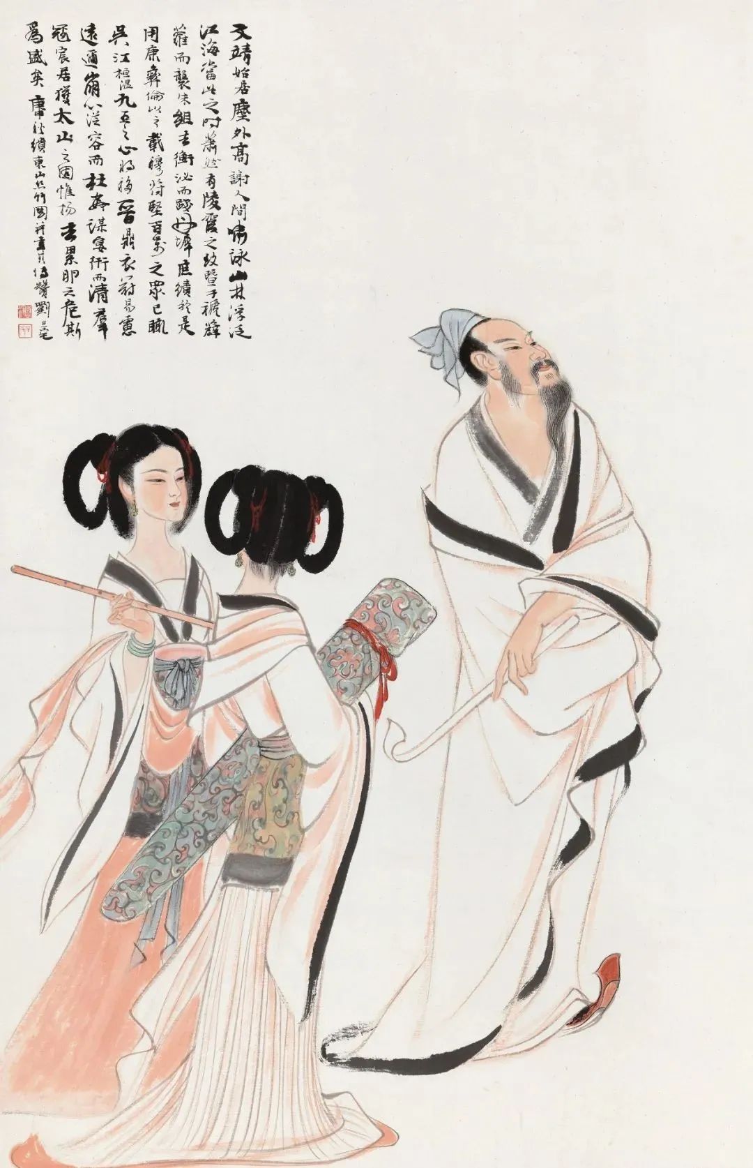 国画大师刘旦宅的作品,生动雅健,风格别具! - chrome插件网