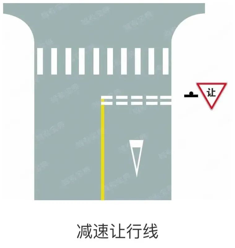 表示车辆在此路口应停车让主路车辆先行;通常配合设有停车让行标志