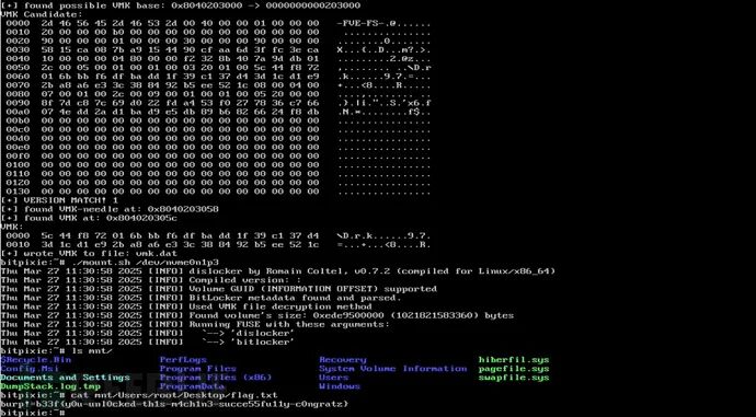 BitLocker绕过技术演示