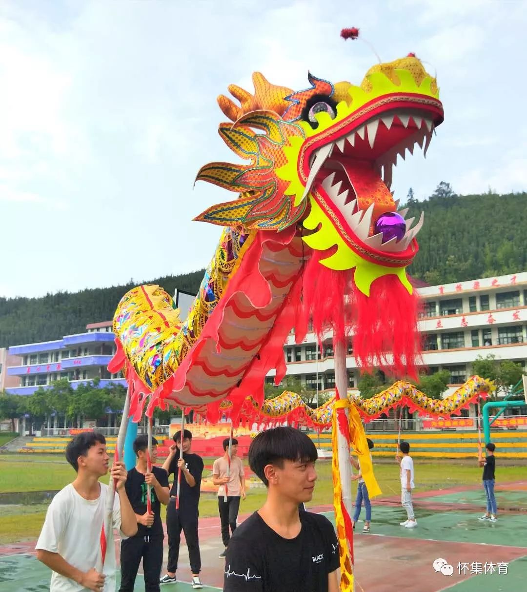 縣運特輯龍獅共舞迎縣運坳仔中學在行動