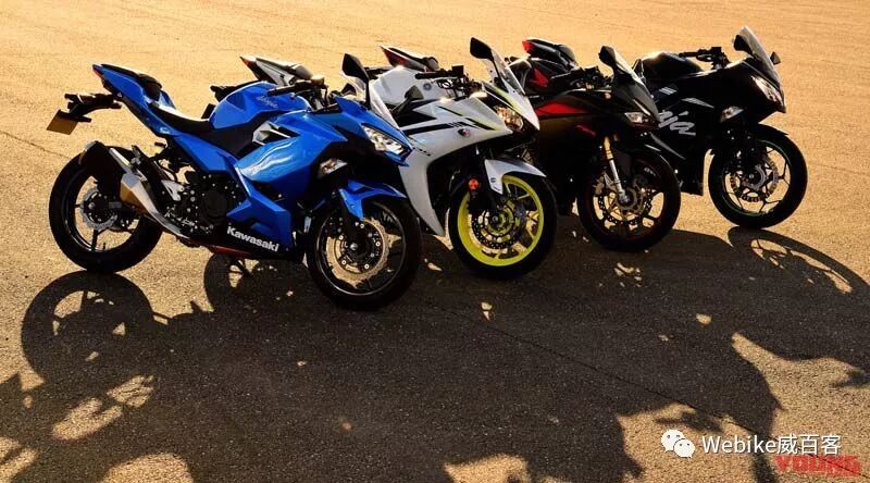 未上市先评测 Ninja 400 V S Yzf R3 V S Cbr250rr Webike威百客 微信公众号文章阅读 Wemp
