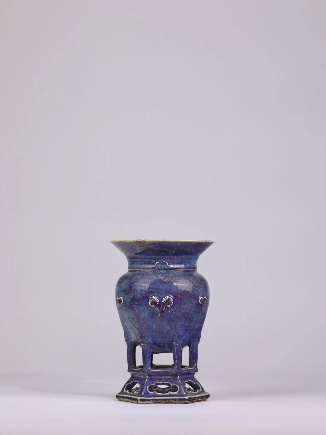 古美術 中国 染付 龍紋 香炉
