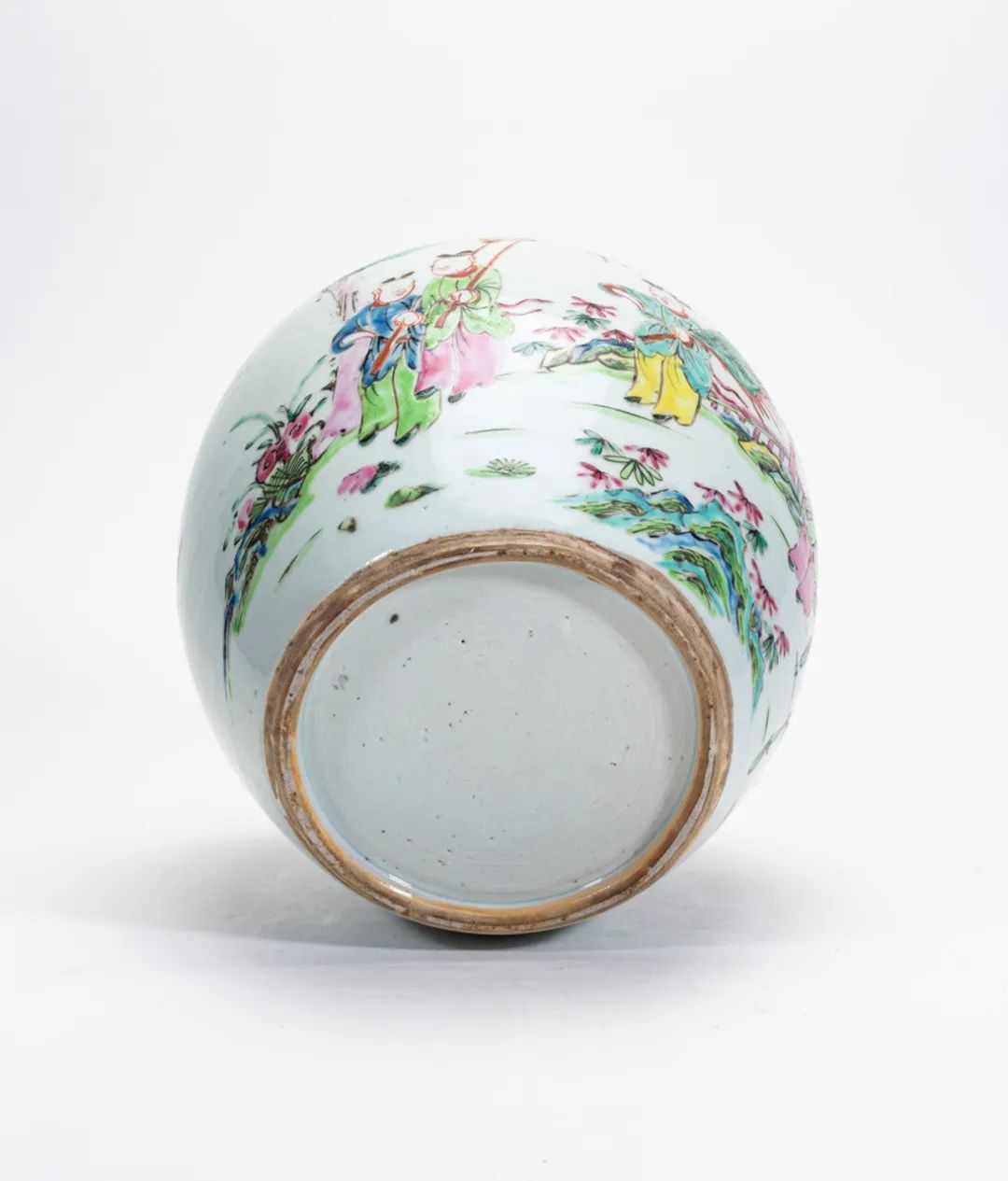 中国古美術品 清の康熙時代 青花五彩茶碗 本物保証中国陶磁器 - 工芸品