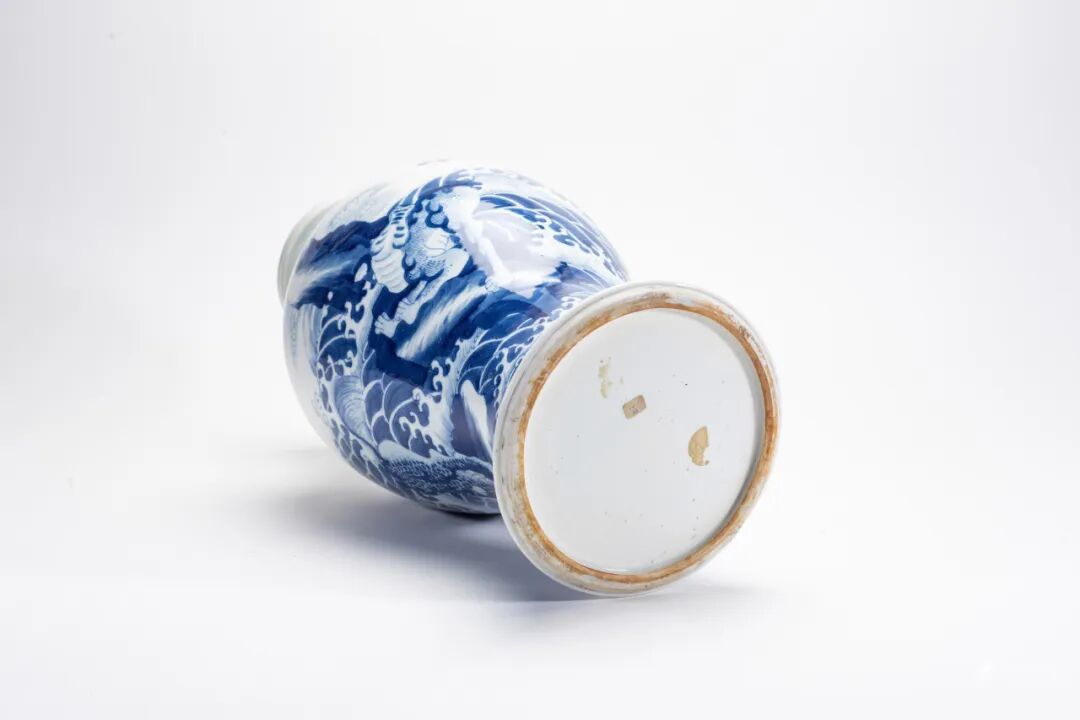 中国　南京染付　青花メダカ文煎茶碗　五客　M　6845 中国 南京染付 青花メダカ文煎茶碗 五客 M 6845 中国 南京染