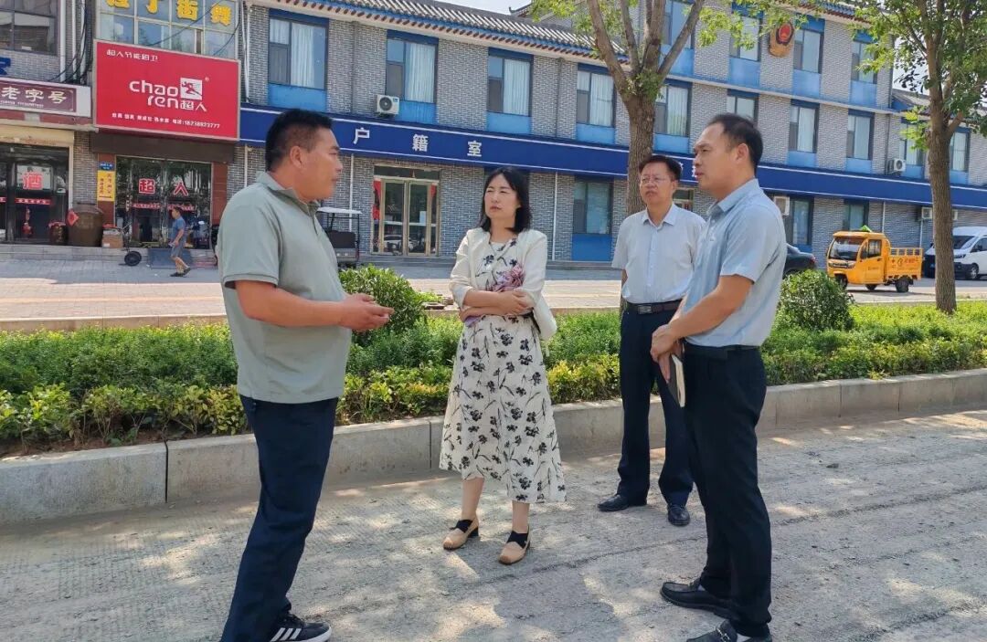 河南汝阳县委常委、组织部部长李楠到蔡店乡调研项目建设和党建引领基层高效能治理工作