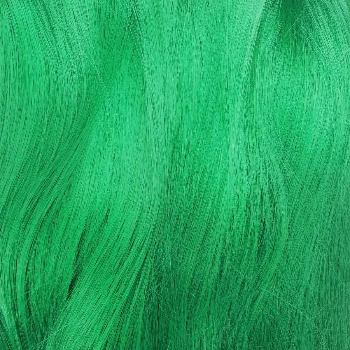 绿色头发色系图片