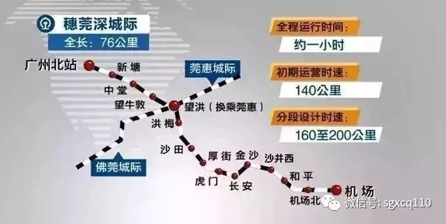 穗莞深城际1小时带你穿越广深!2.5分钟一班,深圳4个站 穗莞深城际1小时带你穿越广深!2.5分钟一班,深圳4个站