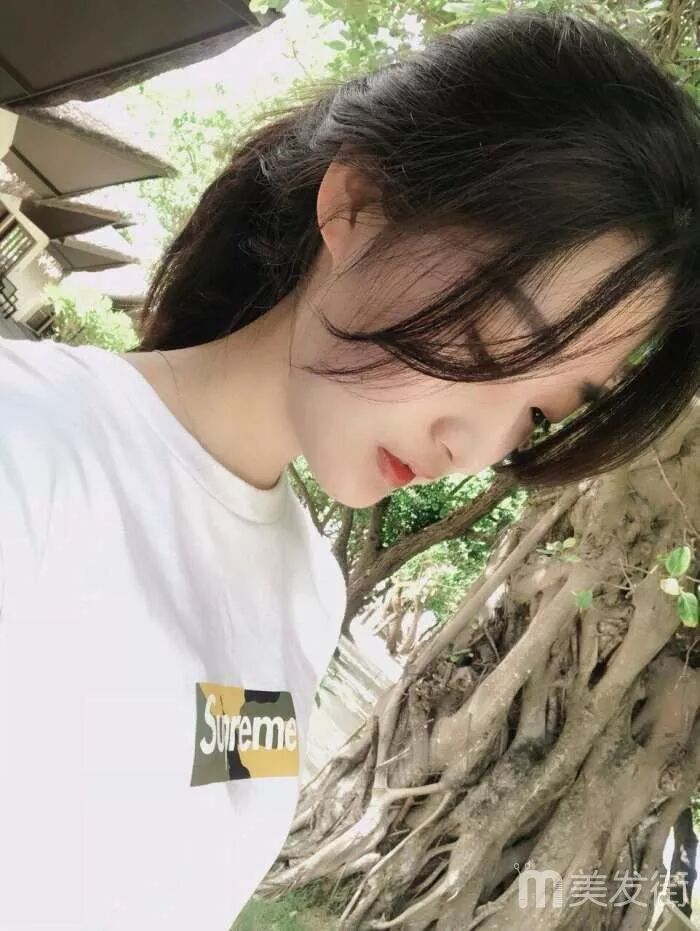 抖音很火的刘海图片_抖音刘海_抖音网红刘海图片