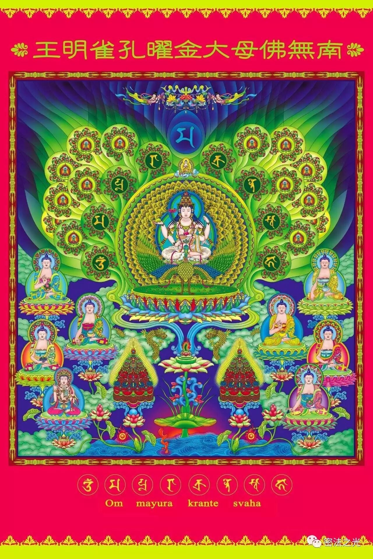 孔雀明王咒癌症患者和业障重者的福音