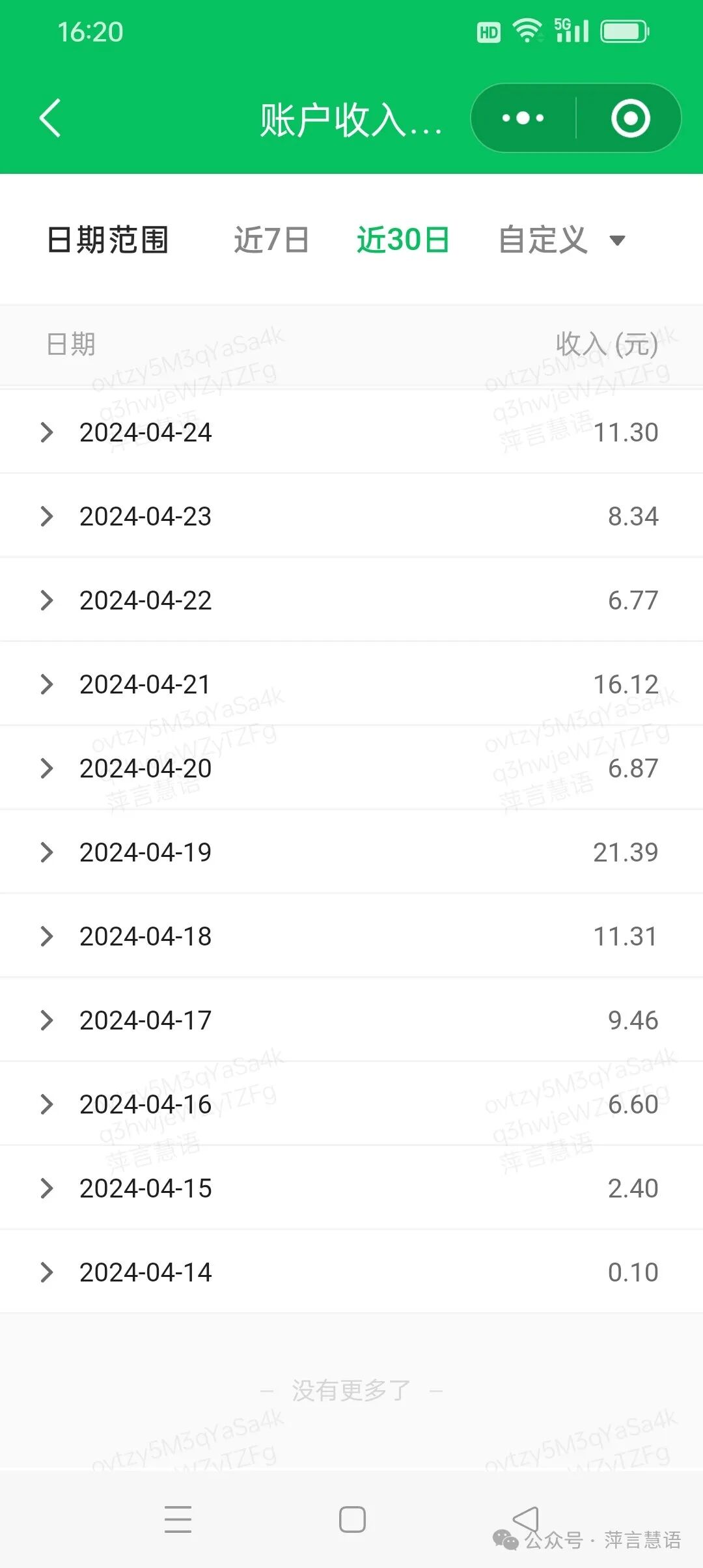 社会公众号日更四个小时，看一看我赚了啥银两(图3)