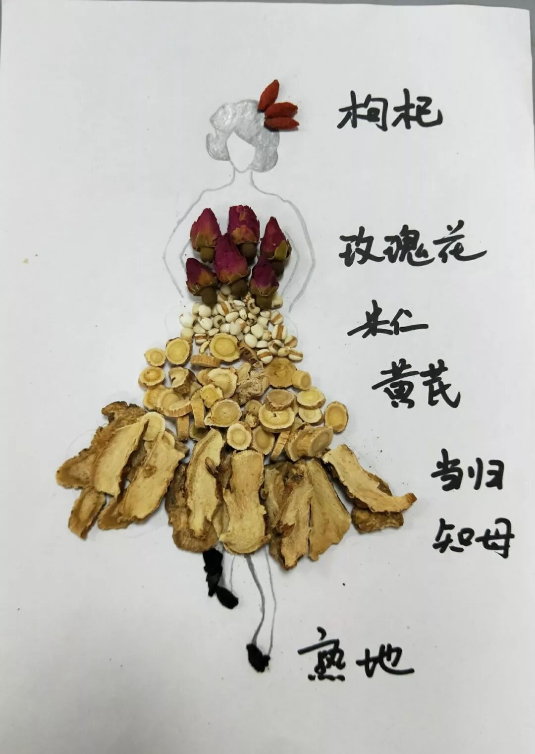 杭州90后美女中药师用壮阳药做了幅画!